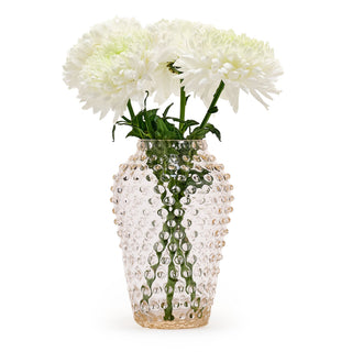 Hobnail Glass Vase in Apricot Chiffon – Barrel