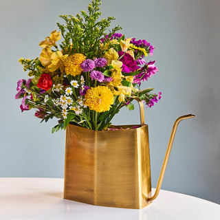 Brass & Matte Black Watering Cans – 3L