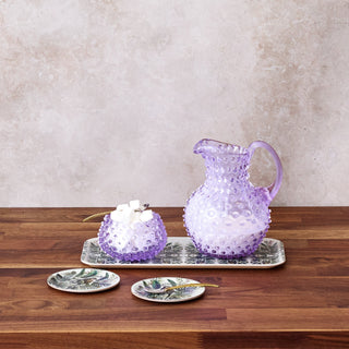 Hobnail Glass Bowl in Lilac Bloom – Small