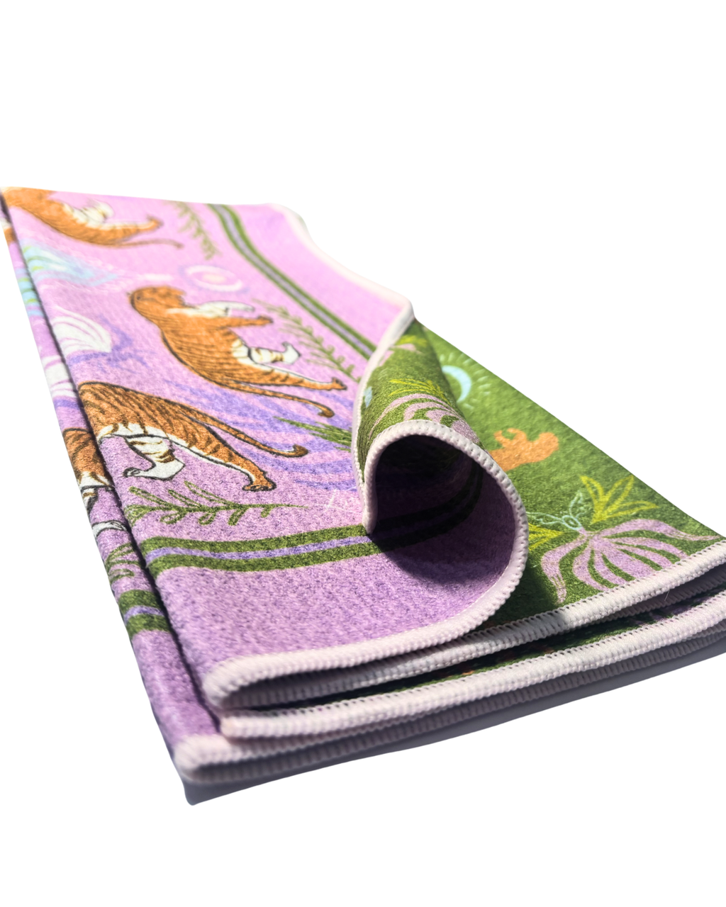 Moon Tiger Double-Sided Art Tea Towel