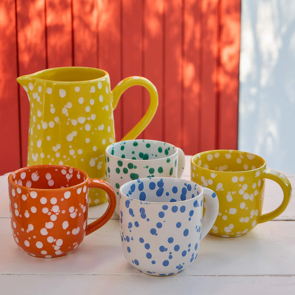 Costa Nova Rafaela Mug – Chamomile, Cornflower Blue, Sage Green & Tangerine