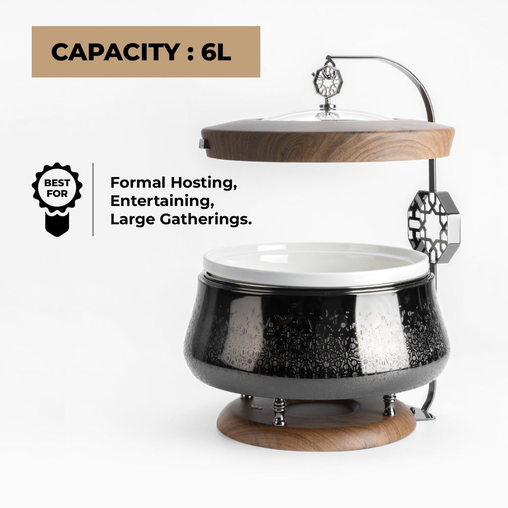 Nourhan - 6 Liters Chafer - Black Walnut