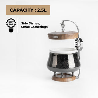 Nourhan - 2.5 Liters Chafer - Black Walnut