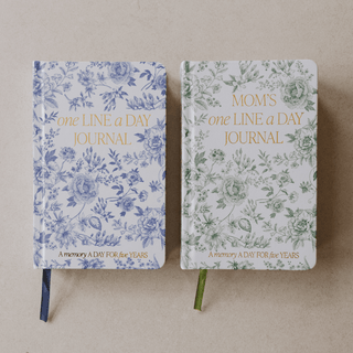 Blue Delft One Line A Day Memory Journal