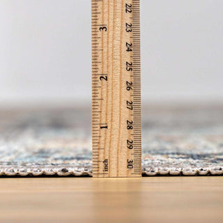 Green Nisa Tumble Dry Washable Rug – Easy Care Soft Area Carpet