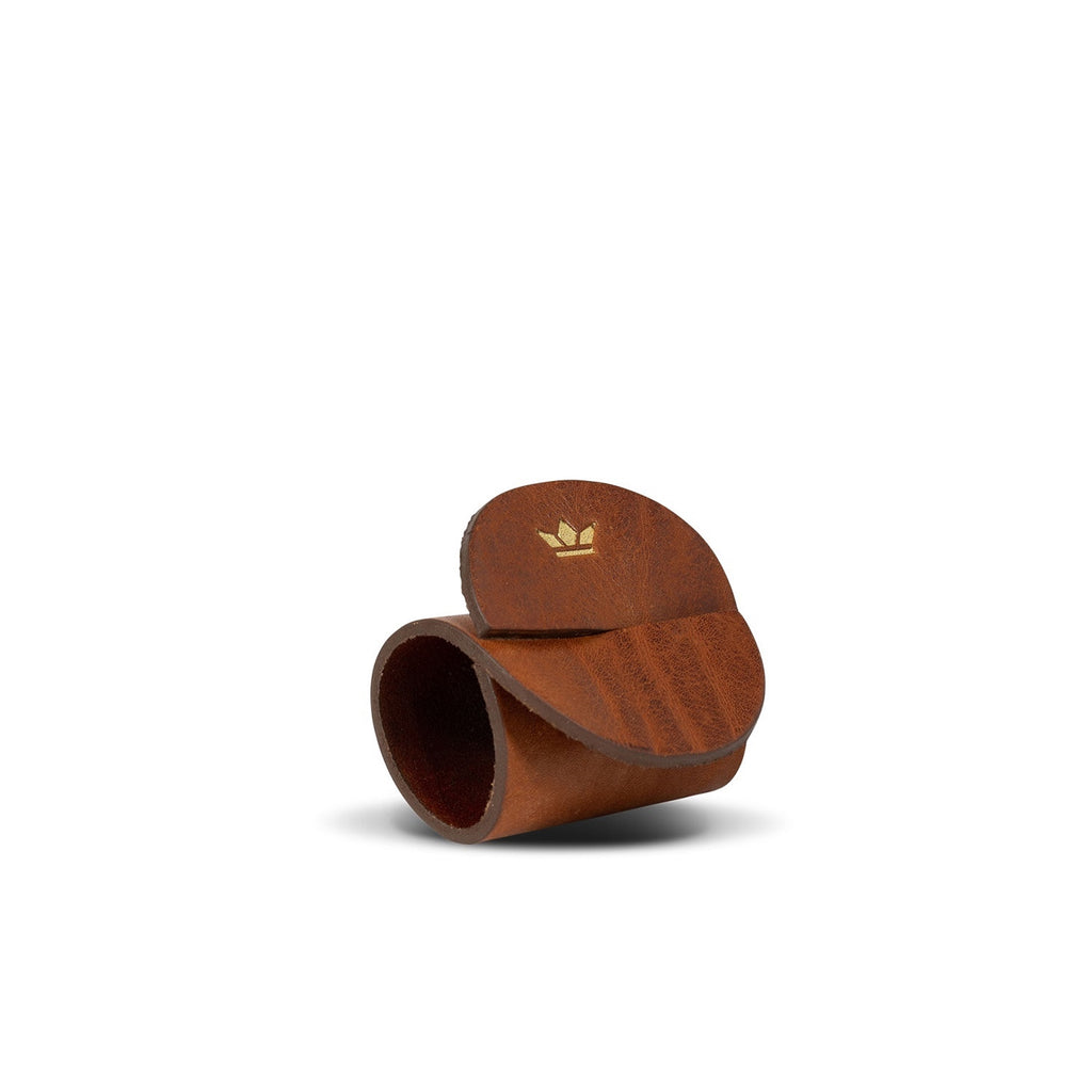 Leather Napkin Rings – Set of 4 in Vintage Black, Brown, or Cognac | Dutchdeluxes