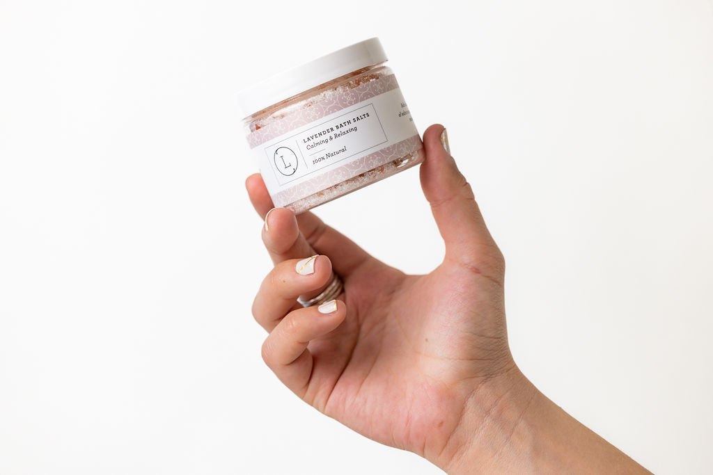 Lavender Bath Salt Soak – Natural Relaxing Bath Salts for Spa & Stress Relief