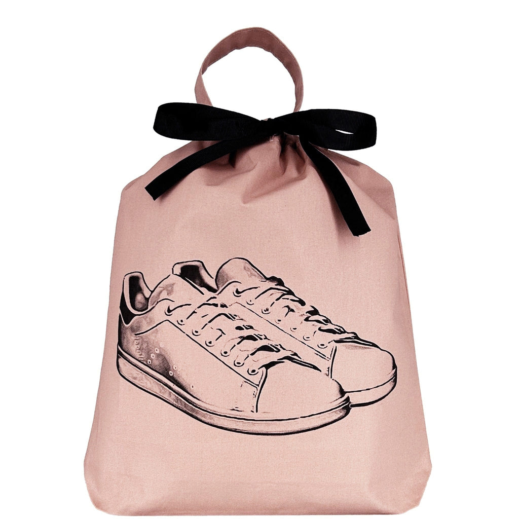 Tennis Sneaker Shoe Bag – Pink/Blush