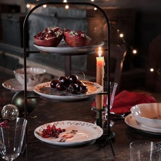 COSTA NOVA 3 Round Stage Metallic Holder – Elegant Serving Stand