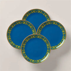 Lenox LX Remix Blue Accent Plates, Set of 4, porcelain