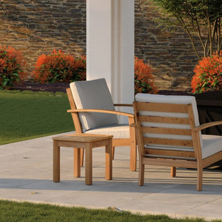 Lio/Oslo Wooden Side Table | Scandinavian Indoor Outdoor Accent Table