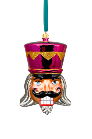 Fuchsia Pink Glass Nutcracker Ornament – Broadway Nutcracker Collection