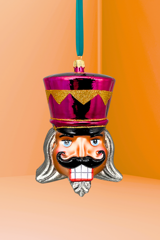 Fuchsia Pink Glass Nutcracker Ornament – Broadway Nutcracker Collection