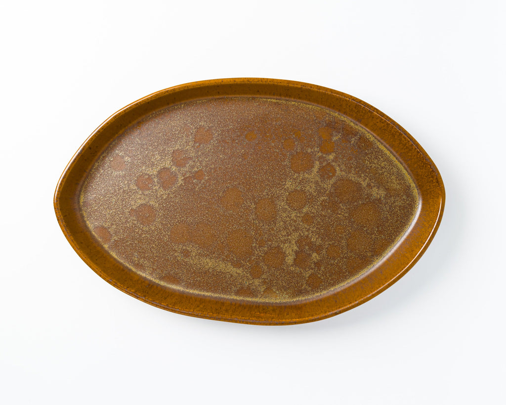 HAAND Oval Platter Set – 3-Piece Handcrafted Porcelain Serving Collection