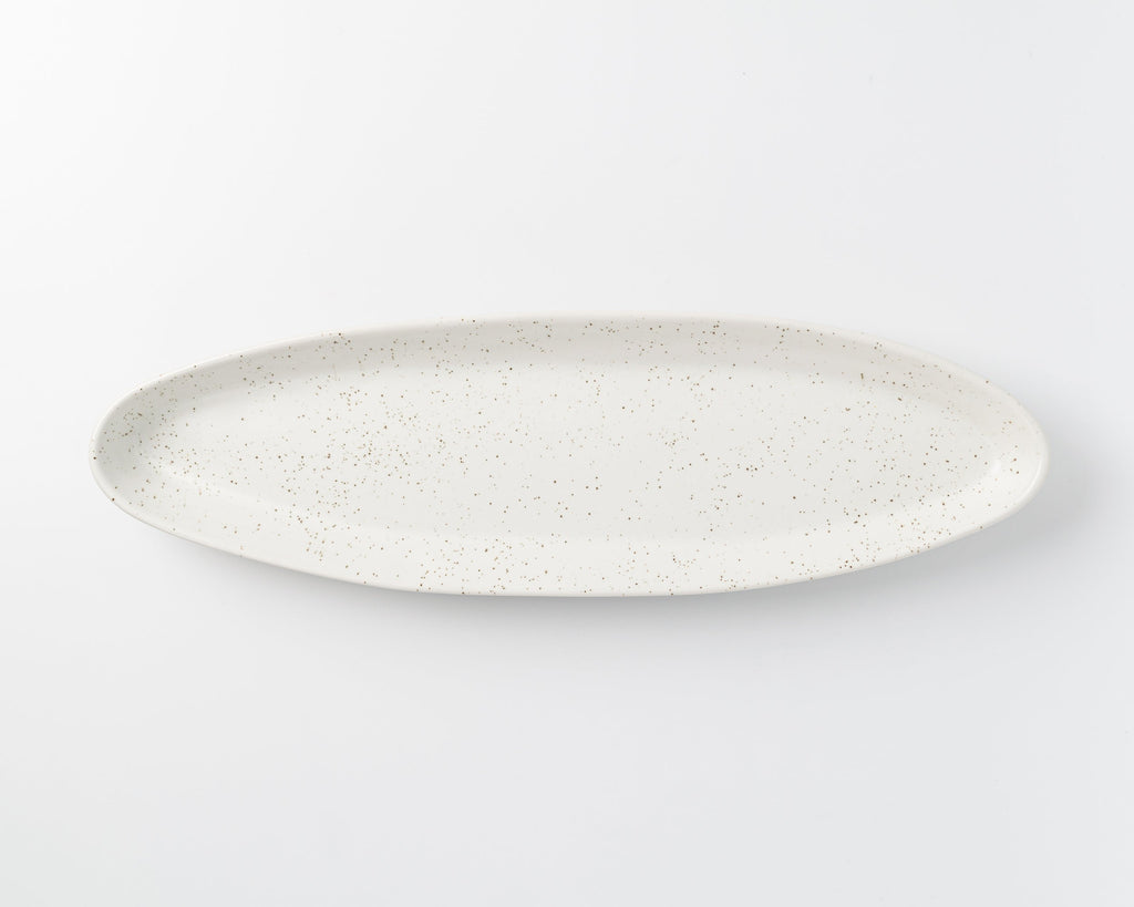 HAAND Long Serving Tray – Handcrafted Porcelain Entertaining Tray