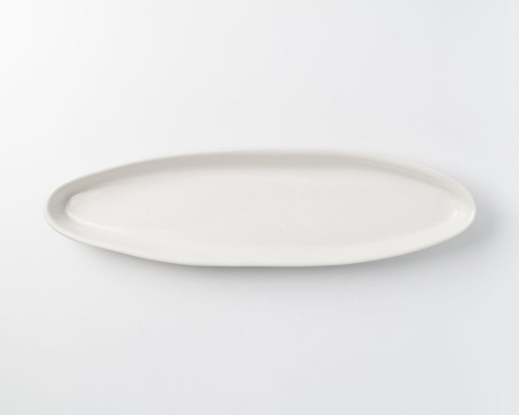 HAAND Long Serving Tray – Handcrafted Porcelain Entertaining Tray