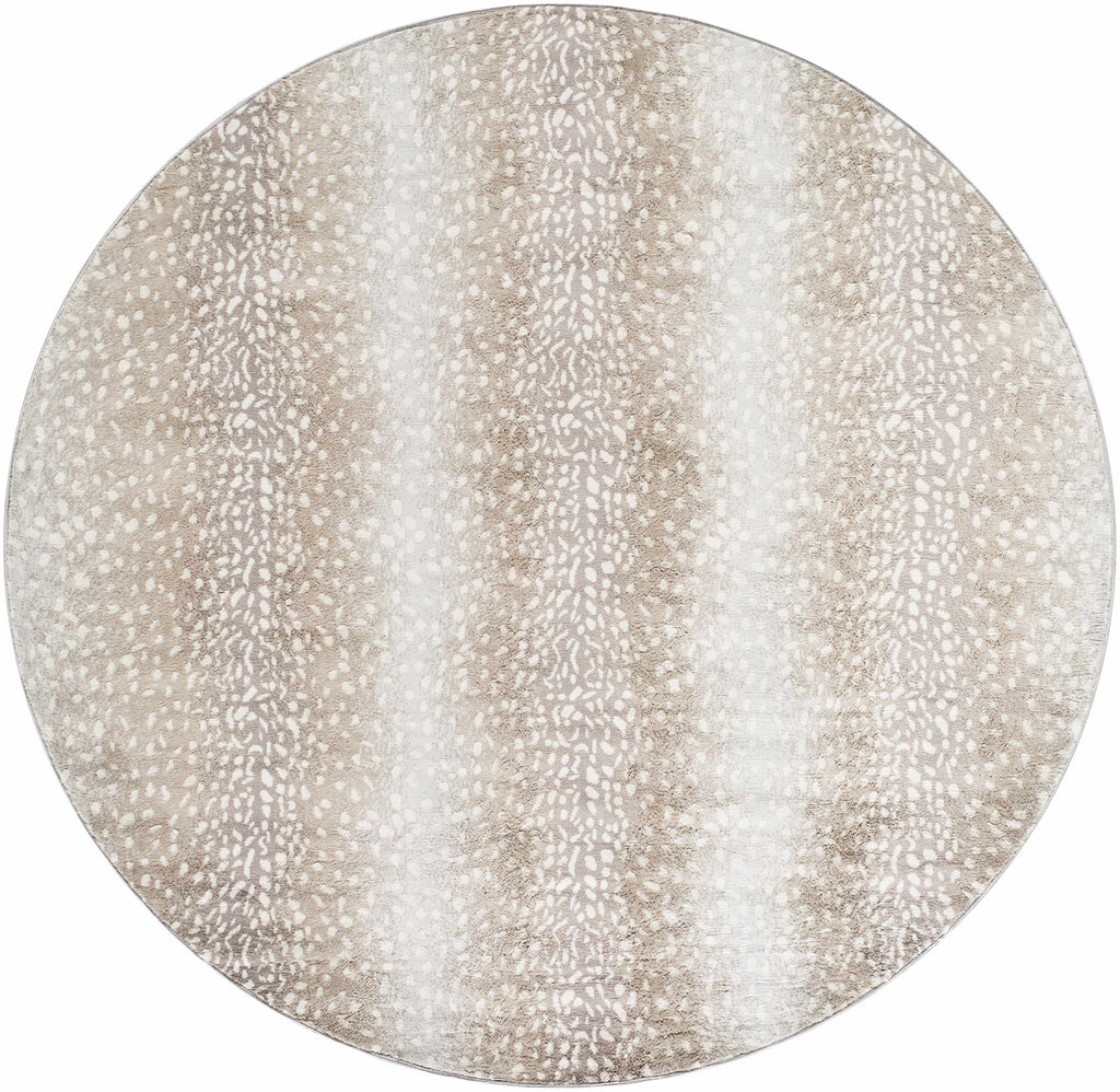 Pointblank Tan Leopard Print Rug – Stylish Animal Print Living Room Rug