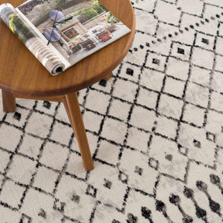 Scandi Moroccan Trellis Rug – Patterned Washable Living Room Carpet