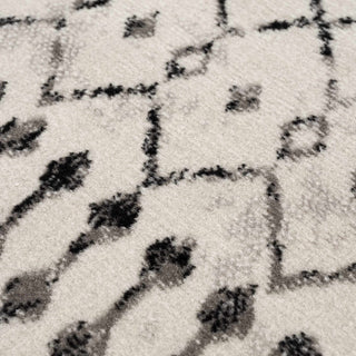 Scandi Moroccan Trellis Rug – Patterned Washable Living Room Carpet