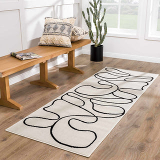 Eilir Modern Low Profile Boho Rug – Stylish Contemporary Floor Carpet
