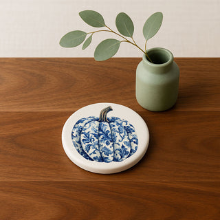 Blue & White Chinoiserie Halloween Coasters – Set of 8 Designs