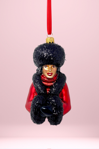 Ebby Glass Christmas Ornament – Powerful Women Collection