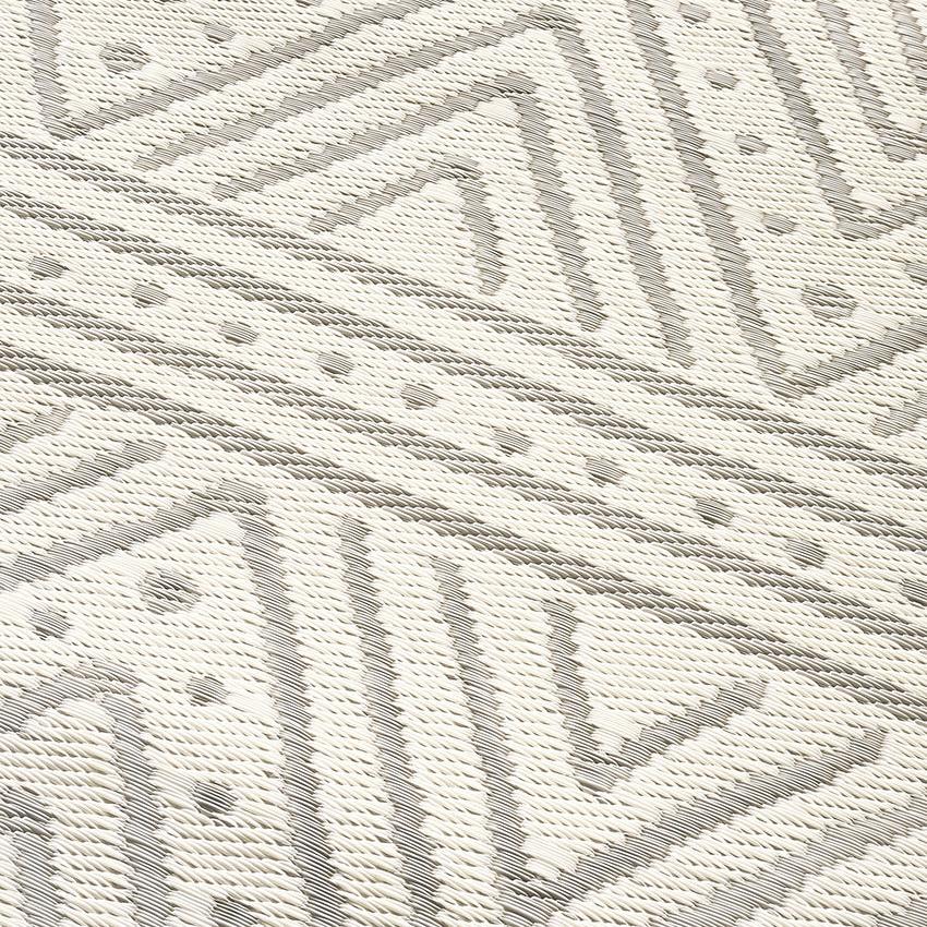 Patan Beige Chevron Reversible Outdoor Patio Rug