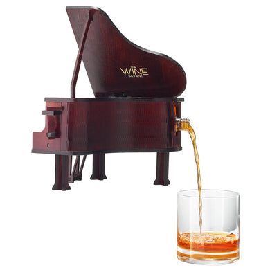 Mahogany Grand Piano Decanter — 25 oz Whiskey & Liquor Decanter