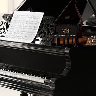Mahogany Grand Piano Decanter — 25 oz Whiskey & Liquor Decanter