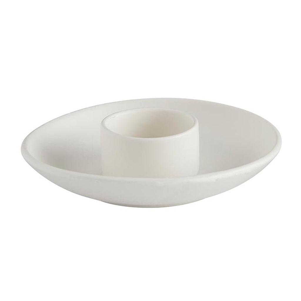 White Ceramic Candleholder Collection – Set of 2 | Modern, Abstract & Minimalist Designs