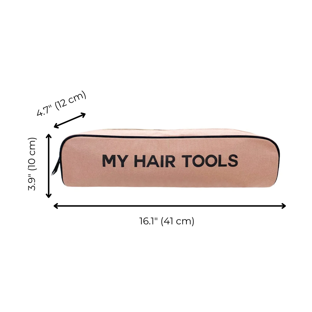 Roomy Hair Wrap Tools Travel Case – Pink/Blush