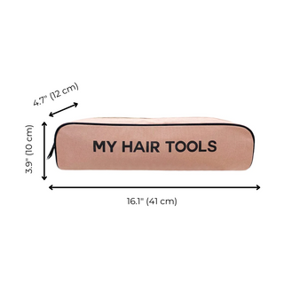Roomy Hair Wrap Tools Travel Case – Pink/Blush