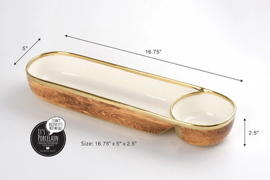 Chip & Dip Bowl — Madera Collection 2