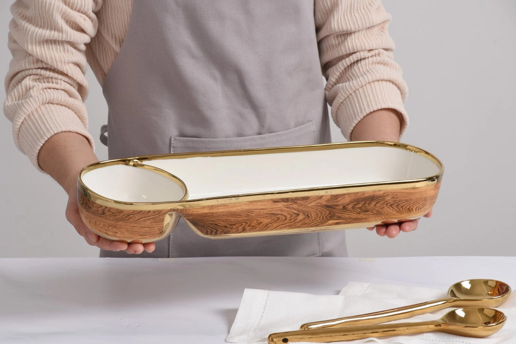 Chip & Dip Bowl — Madera Collection 3