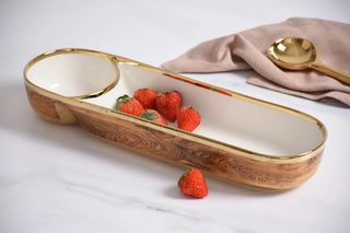 Chip & Dip Bowl — Madera Collection 4