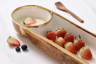 Chip & Dip Bowl — Madera Collection 5