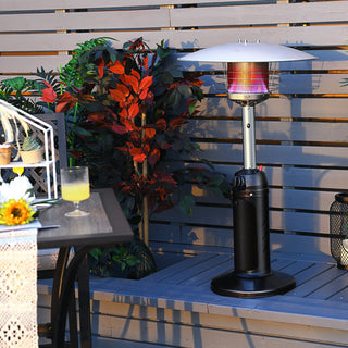 11,000 BTU Portable Tabletop Propane Patio Heater – Black