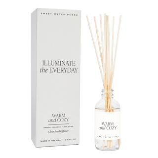 Warm and Cozy Clear Reed Diffuser