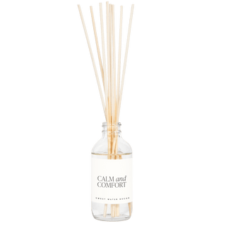 Calm and Comfort Clear Reed Diffuser (Self Care Lavender and Eucalyptus)