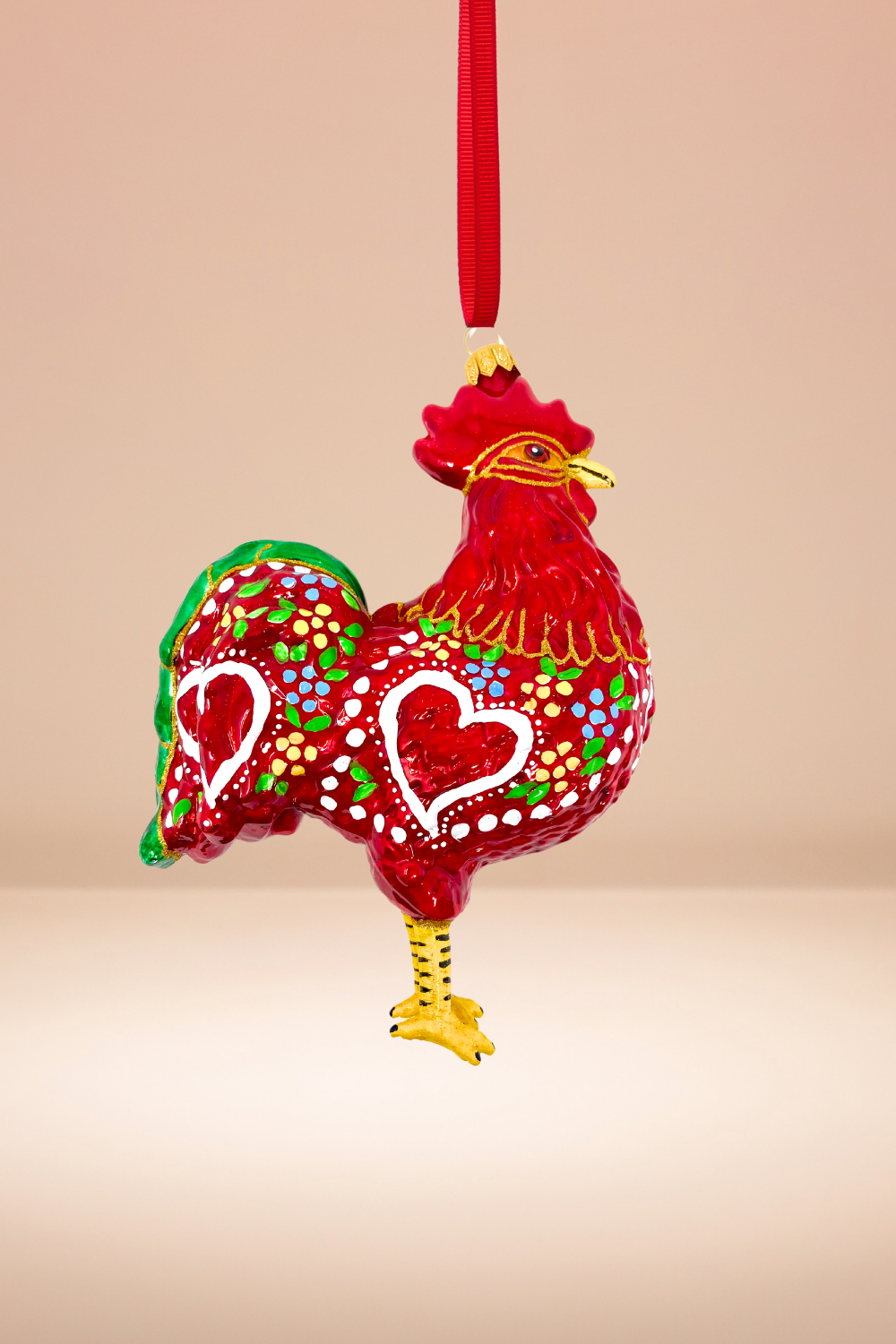 Barcelos Rooster Polish Glass Ornament – Kenzie’s Signature Collection