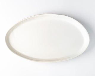 HAAND Oval Platter Set – 3-Piece Handcrafted Porcelain Serving Collection
