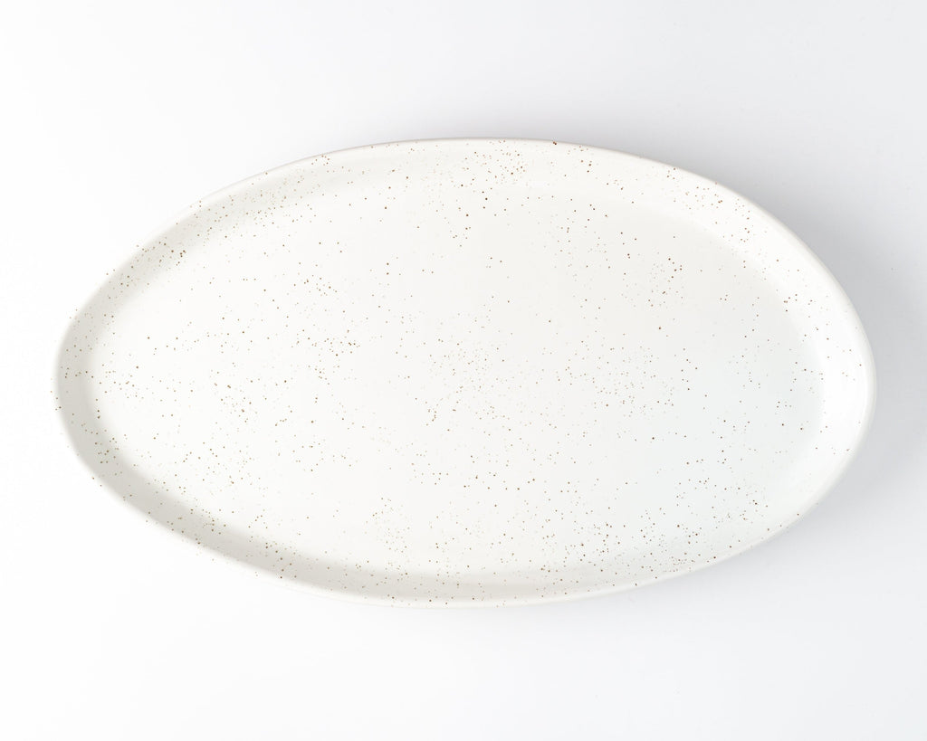 HAAND Oval Platter Set – 3-Piece Handcrafted Porcelain Serving Collection