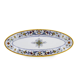 RICCO DERUTA DELUXE: Fish/Hors d'Oeuvres Oval Narrow Platter
