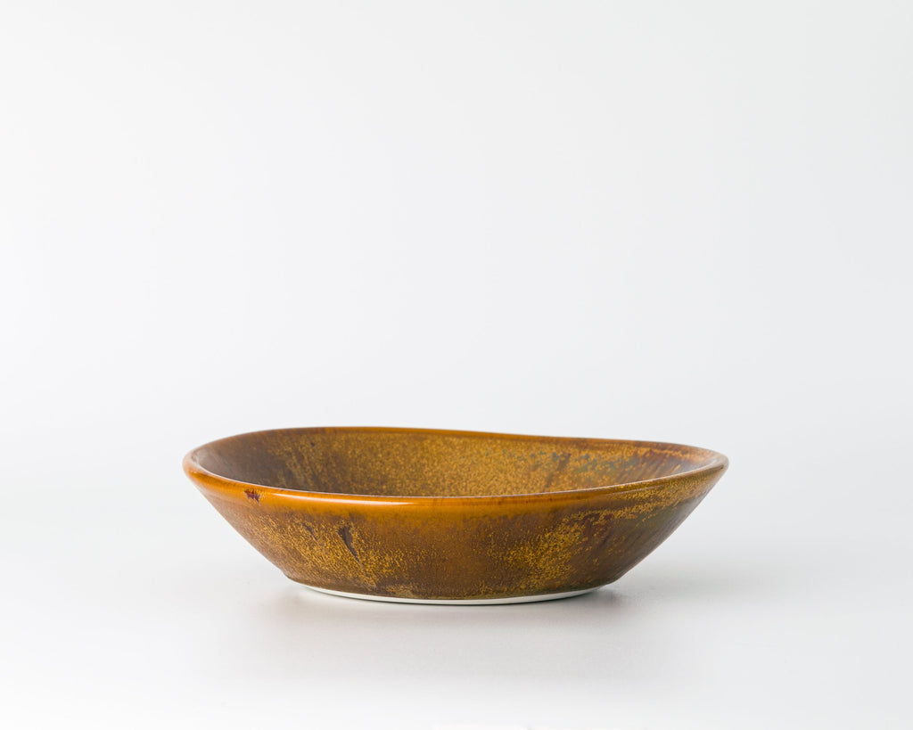 HAAND Ripple Pasta Bowl – Handcrafted Porcelain Serving Bowl