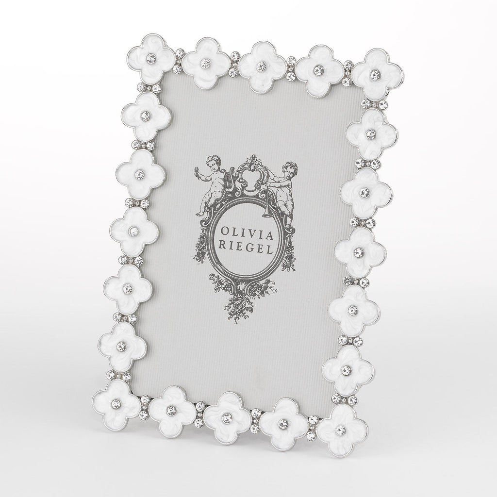 Enamel Clover Picture Frame