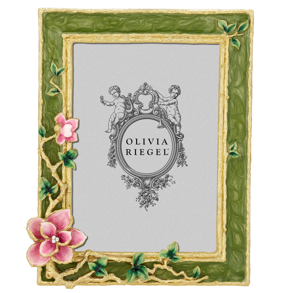 Gloria Floral Crystal Picture Frame
