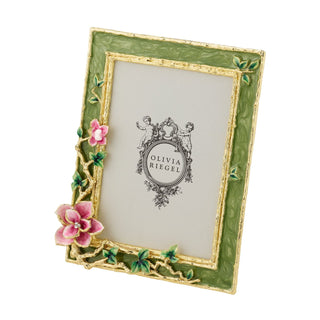 Gloria Floral Crystal Picture Frame