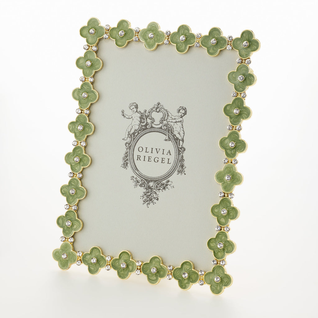 Celadon Enamel Clover 5