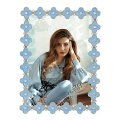 Light Blue Enamel Clover 5