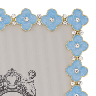 Light Blue Enamel Clover 5